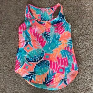 Lilly Pulitzer Neon Pineapple Tank